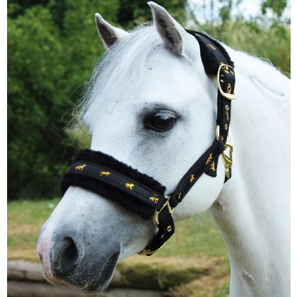 Fluffy Headcollar With Removable Fur