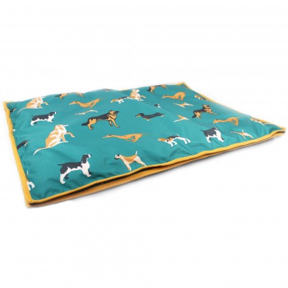 Dogs Print Dog Bed